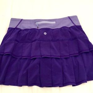 Size 6 Tall Purple Lululemon Pacesetter Skirt. Excellent Condition